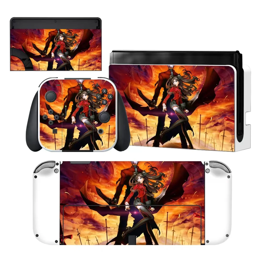 

Comic Style Vinyl Decal Skin Sticker For Nintendo Switch OLED Console Protector Game Accessoriy NintendoSwitch OLED