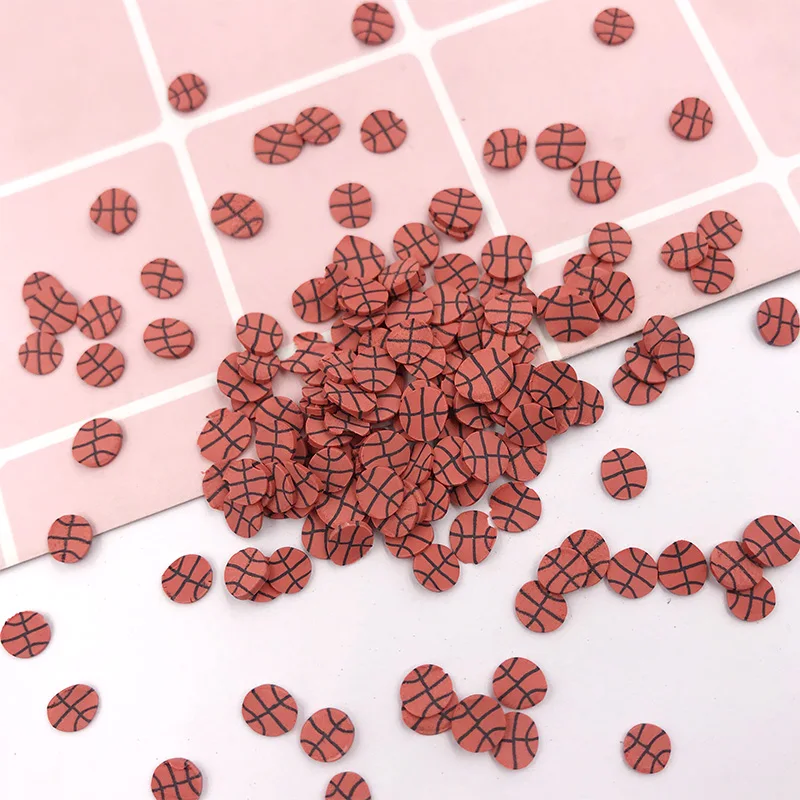 Горячая глина 50 г кусочки футбольного баскетбола и волейбола полимерная для