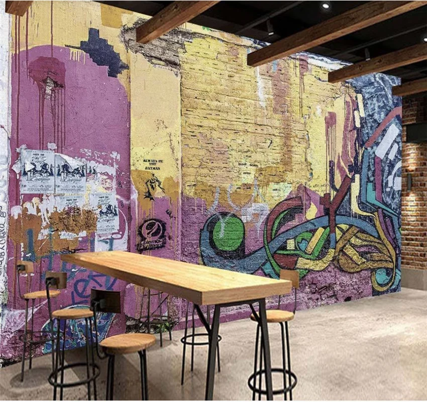 3d стерео модные геометрические линии деревянные кубики зерна ТВ фон стены