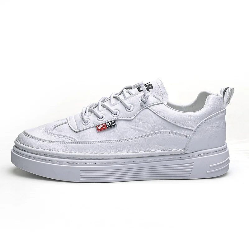 Мужские туфли на шнуровке однотонные Нескользящие Туфли с круглым носком низком