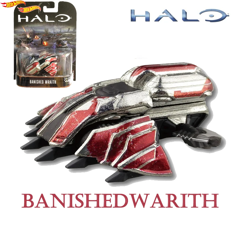 Hot Wheels машинка серии Halo War 1/64 Классическая игра в кино тематическая модель автомобиля коллекция изгнанные Игрушки для мальчиков DMC55