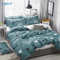 nordic duvet cover 240x220 ab double sided pattern quilt cover home textile bedspread on the bed