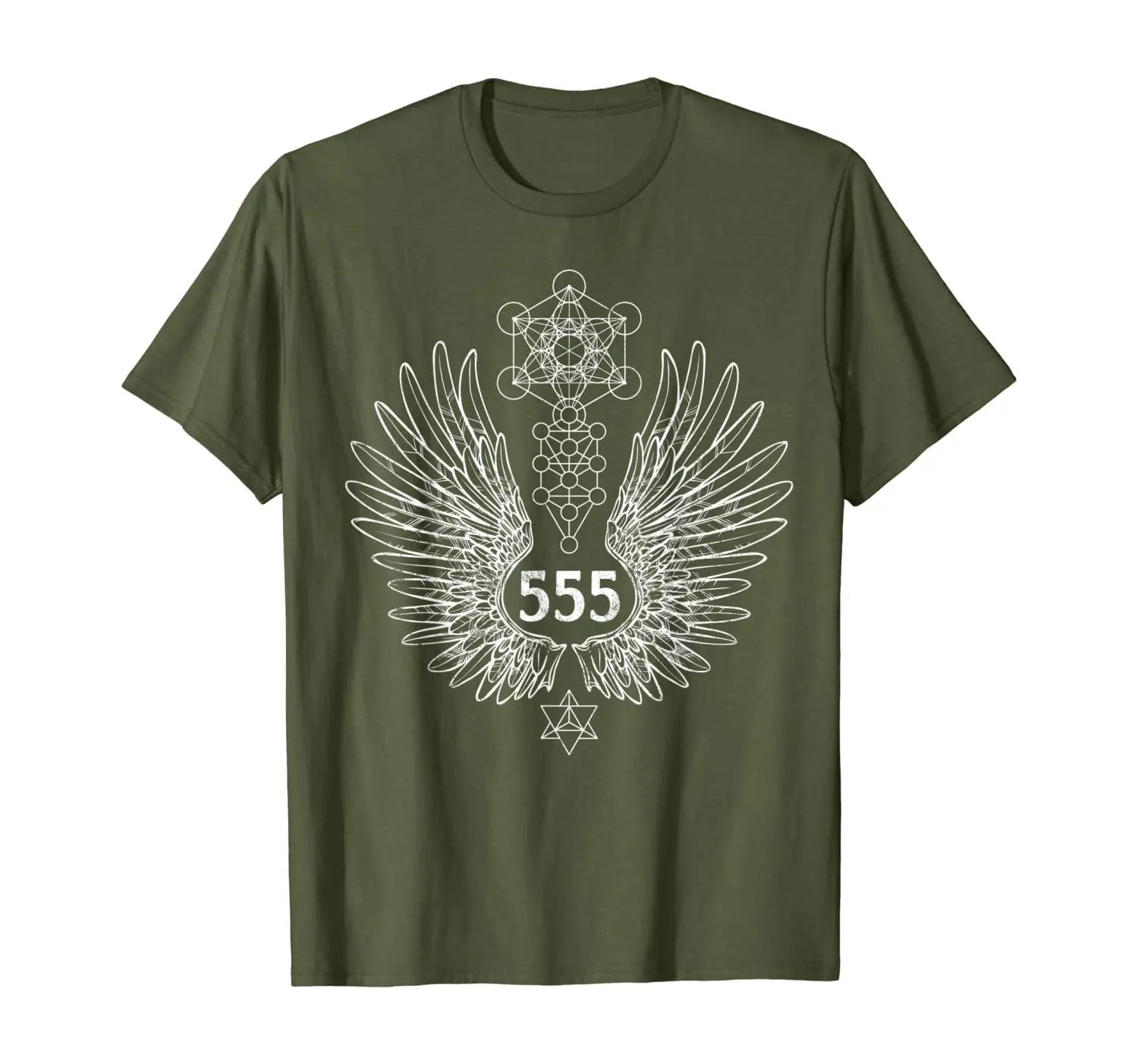 

Angel Number 555 Sacred Geometry Healing T-Shirt