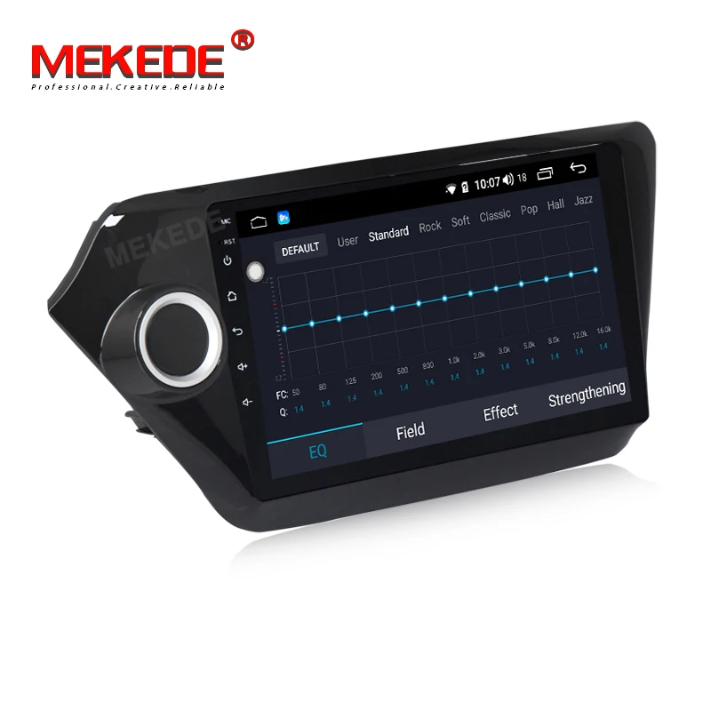 MEKEDE Android9.0 четырехъядерный автомобильный dvd плеер gps навигатор для KIA K2 RIO 2010 2015 с