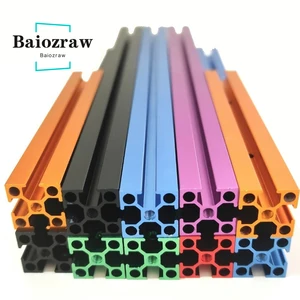 baiozraw 1 set 1515 aluminum extrusion profile frame kit 200mm100mm for voron v00 1 3d printer free global shipping