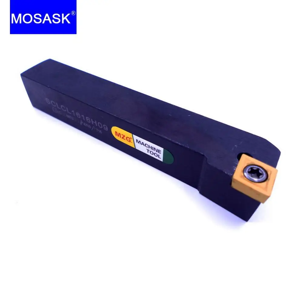 

MOSASK External SCLCL1212H09 12mm 16mm 20mm Tools SCLCL Cutter CCMT Inserts CNC Lathe Turning Cutting Toolhoders