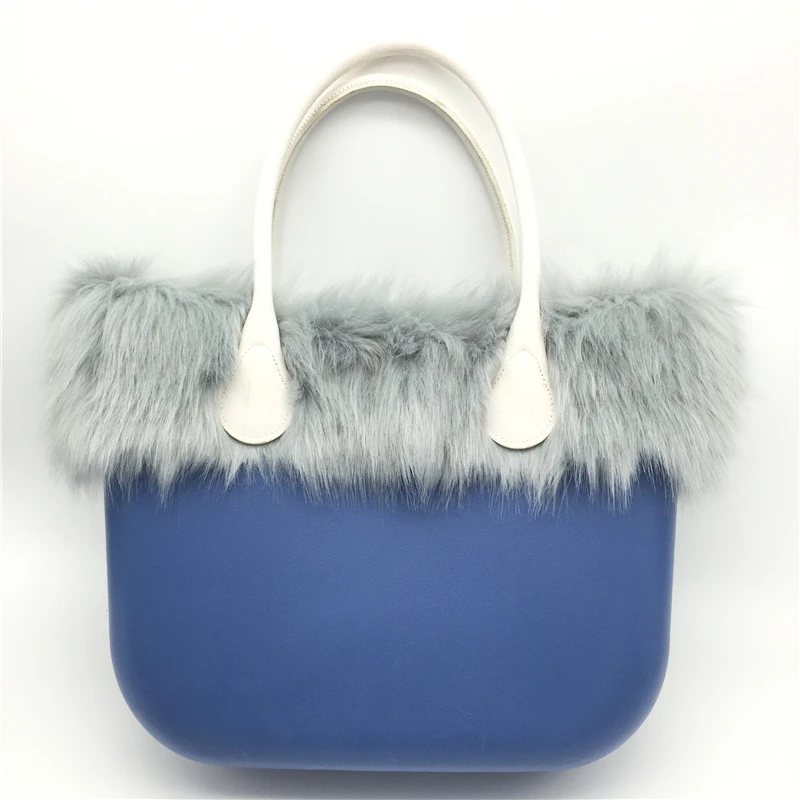 Классическая меховая отделка для сумки стиль obag большая сумка 2017 | Багаж и