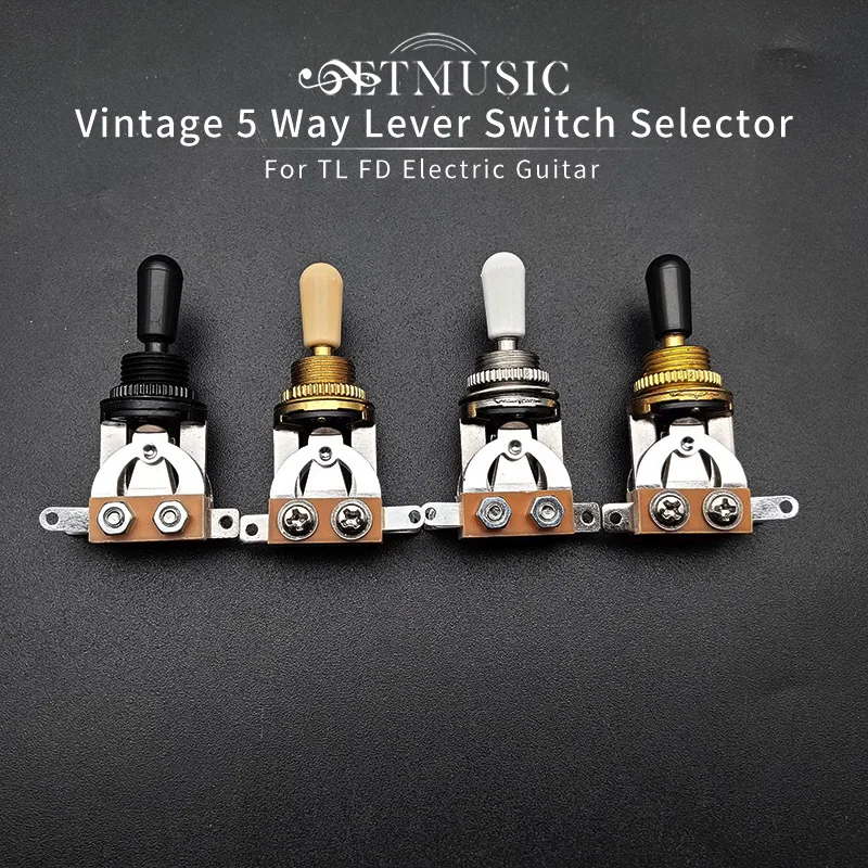3 Way Guitar Pickup Switch Selector Pickup Toggle Switch Parts for Les Paul Gutiar Accessories Black/Chorme/Gold&Black