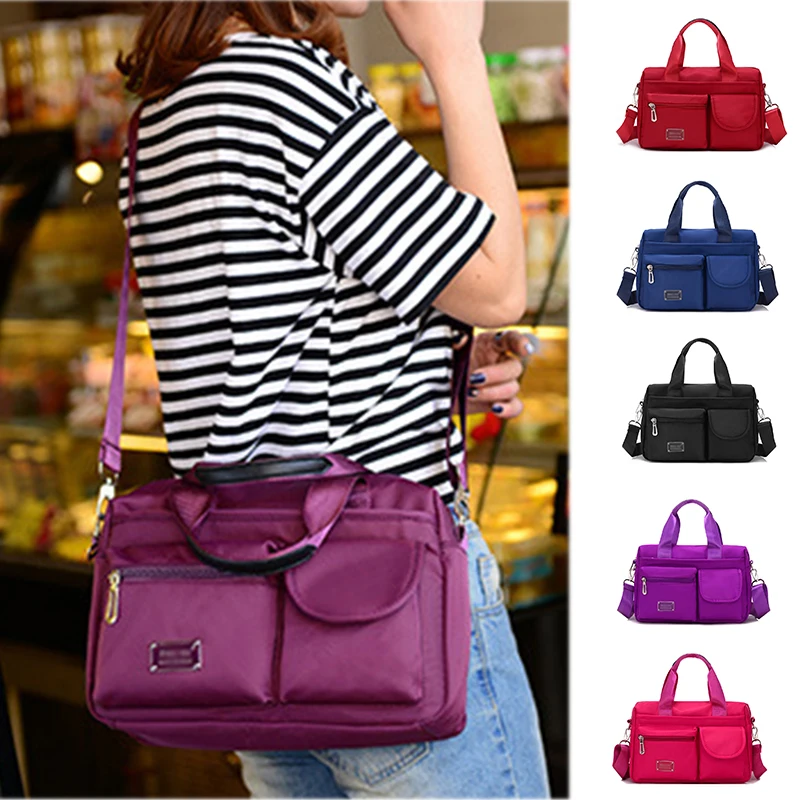 Нейлоновая женская сумка мессенджер дамские сумки водонепроницаемая на плечо