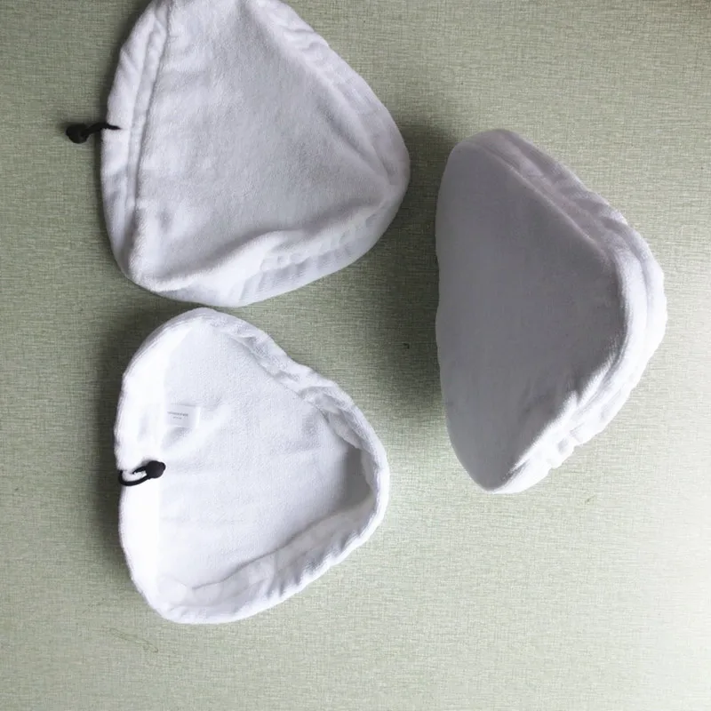 Паровая Швабра Ткань Белый микрофибры Моющиеся Многоразовые Замена коврик для