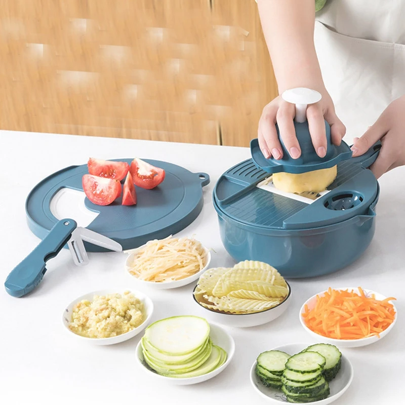 10 в 1 пищевая овощерезка для фруктов резак слайсер Dicer Choppers Mandoline Slicer фруктовый