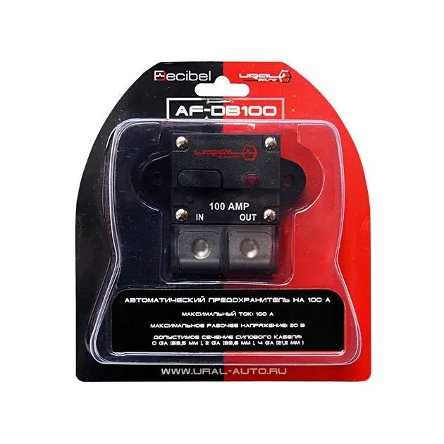 ПРЕДОХРАНИТЕЛЬ-АВТОМАТ URAL AF-DB100 | Автомобильные Аудиоаксессуары/Автомобильные