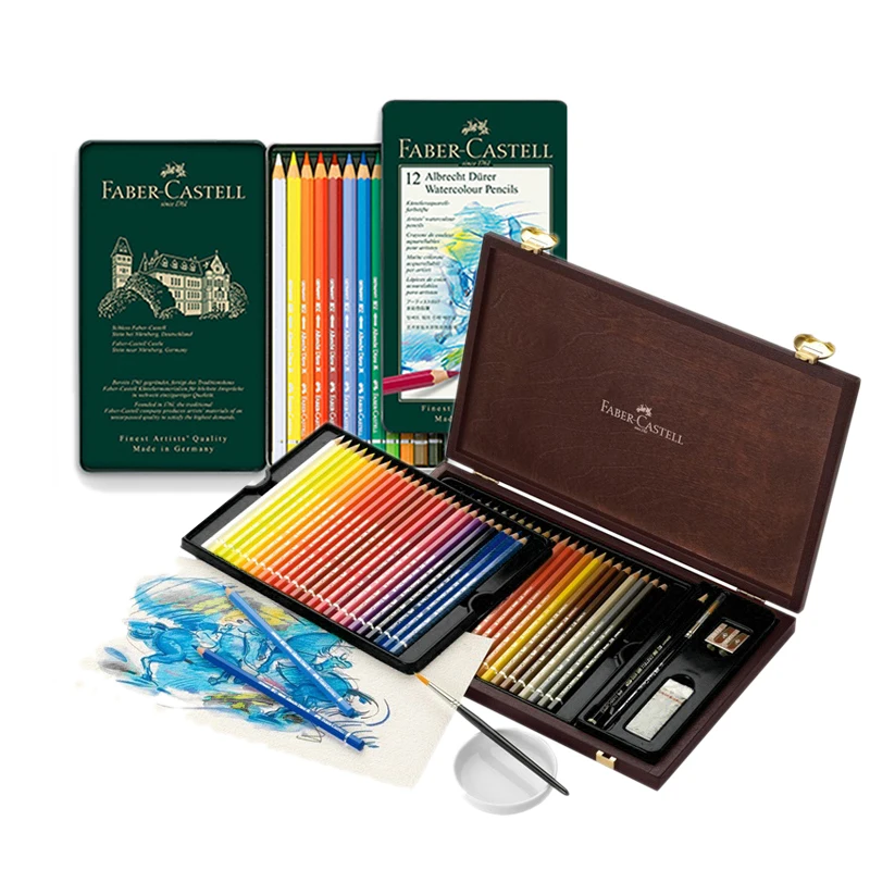 S 12/24/36/48/60/72/120 Colors Art Watercolor Pencils 1175