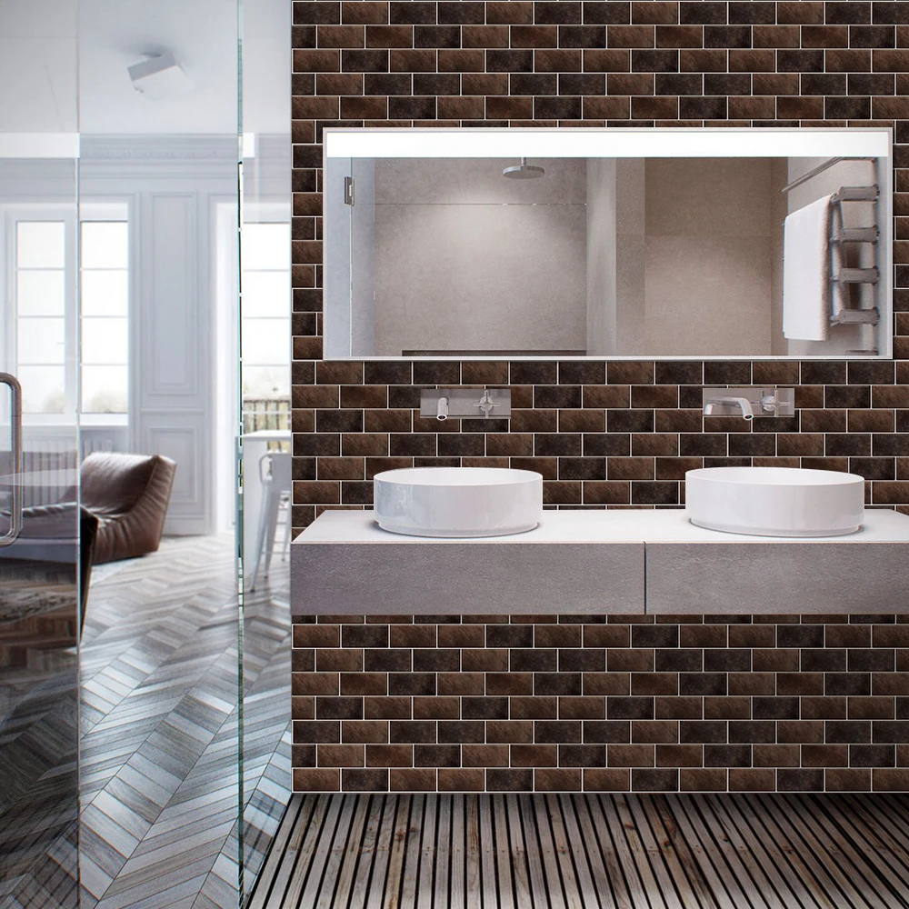 

New European style imitation wall tile, kitchen decoration wall tile, toilet tile, waterproof and oil proof
