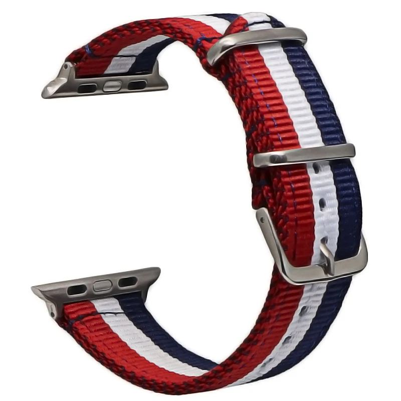 Ремешок для apple watch band apple watch 4 5 3 ремешок 44 мм/40 мм iwatch band 5 42 мм 38 мм correa pulseira нейлоновый ремешок для часов