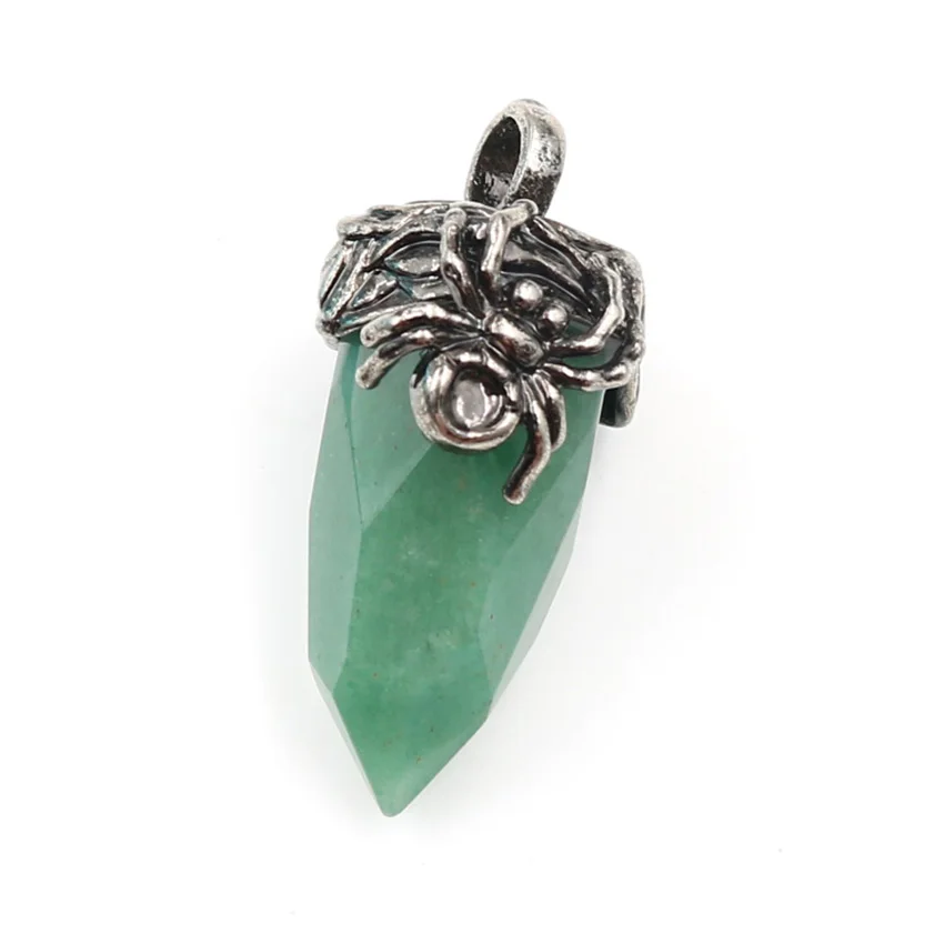 FYJS Уникальный античный посеребренный паук неправильной формы раздел