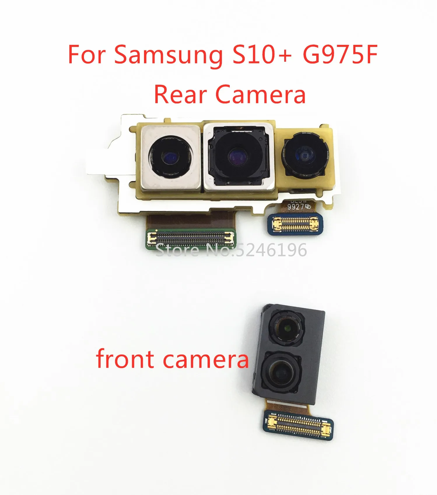 

1pcs Back big Main Rear Camera front camera Module Flex Cable For Samsung Galaxy S10 Plus S10+ G975 G975F G975U Replace Part