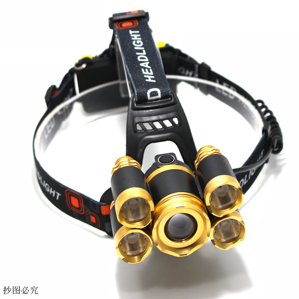 Фонарь налобный светодиодный 18650 лм 4 режима|led headlamp|head light torchhead |