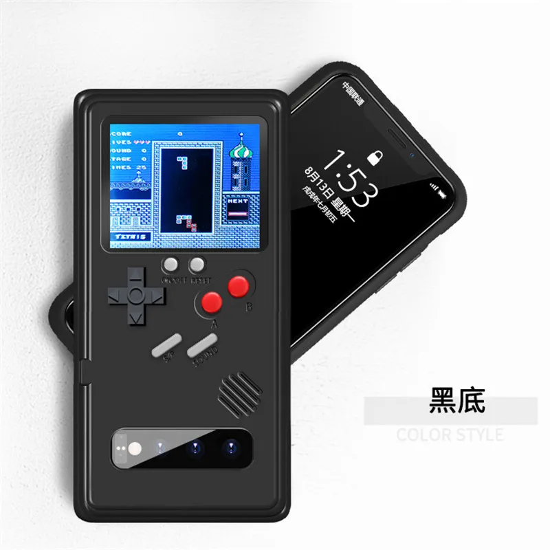 For Samsung Galaxy S10/S10 plus Retro Game Case Full Color Display Cover Note 10 Console Protection coque |