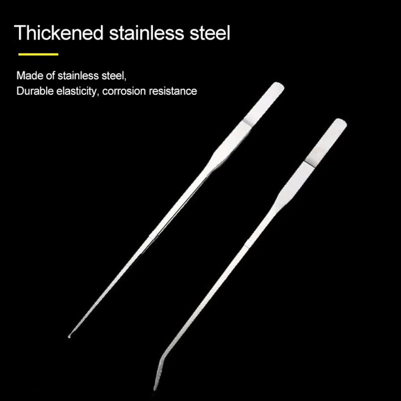 Аквариумные аксессуары Изогнутый пинцет для аквариума растений креветок рифа