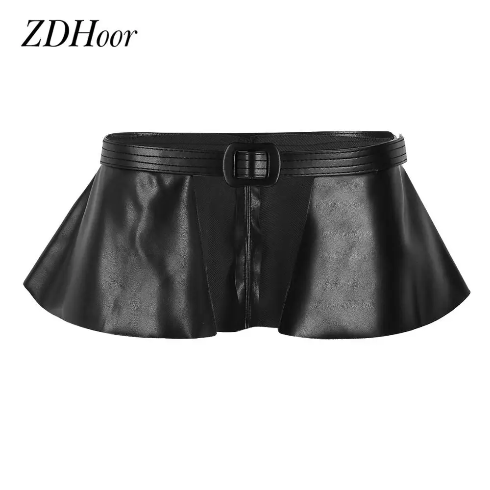 Женский ремень из искусственной кожи широкий пояс с регулируемой пряжкой и