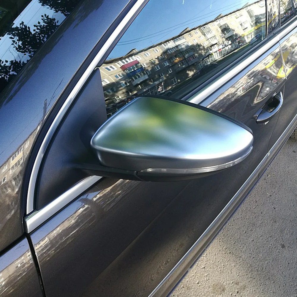 

Matte Chrome Wing Mirror Caps For VW Passat CC B7 Scirocco Jetta MK6 Euro Beetle Side Cover Replace 2010 2011 2012 2013 201