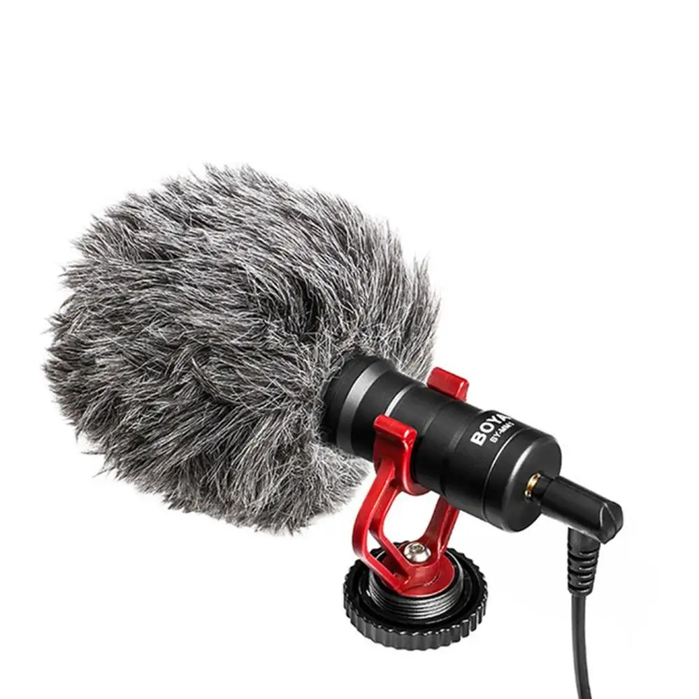 BY MM1 компактный микрофон Cardiod в форме дробовика Запись видео для смартфона DSLR