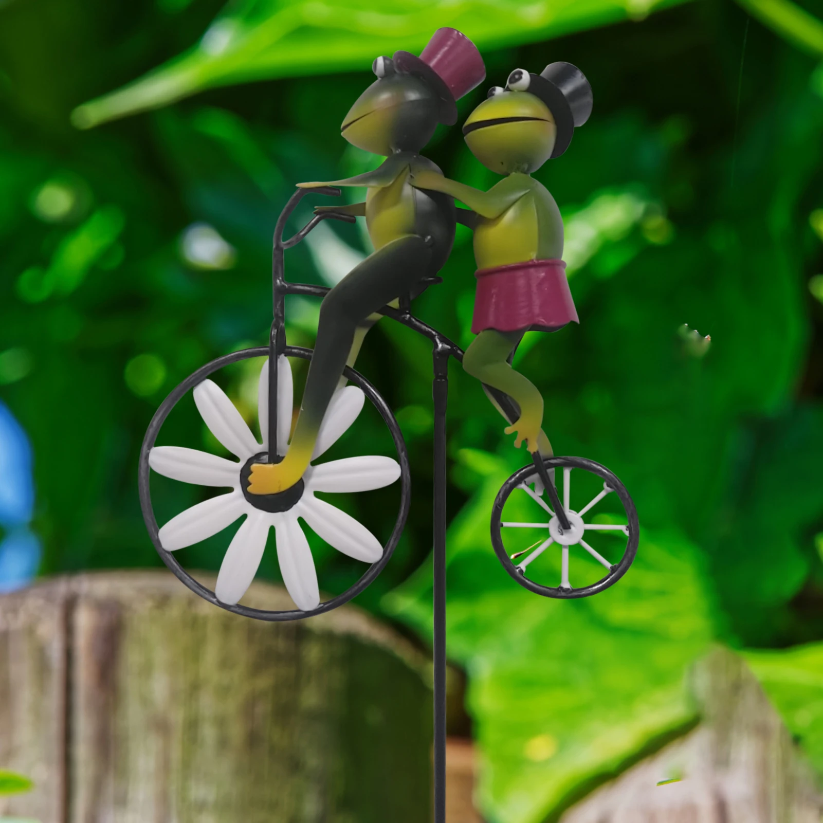 

Animal Spiral Windmill Garden Metal Wind Spinner Bicycle Metal Wind Spinner Animal Motorcycle Windmill For Outdoor intensely