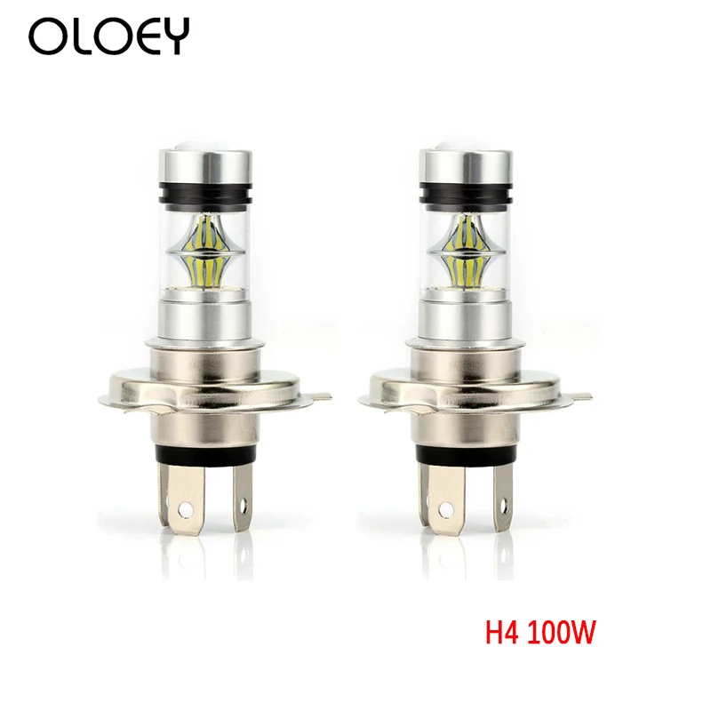 Автомобильный головной светильник противотуманный лампа H4 светодиодный 6000K 100W 20