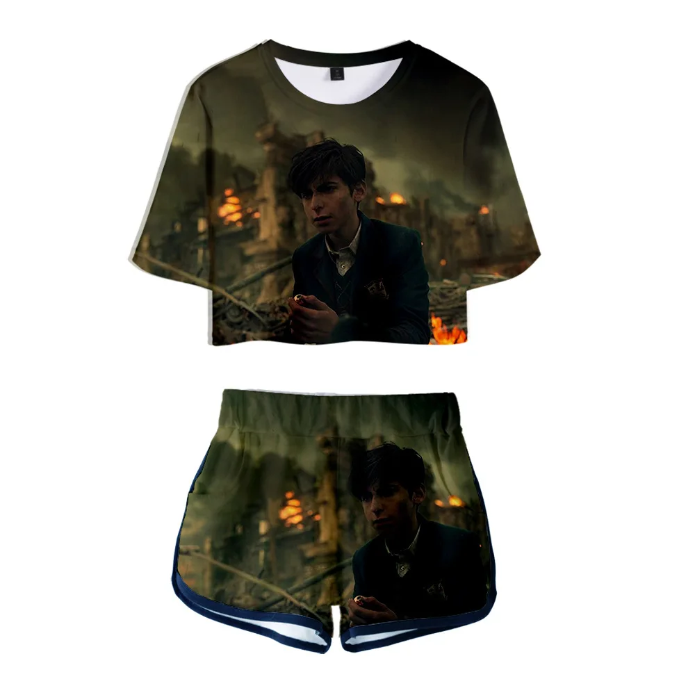 

The Umbrella Academy 3D Print Tracksuit Women Two Piece Set Top and Shorts Outfits Cha-Cha Diego Number Five Cosplay Costumes