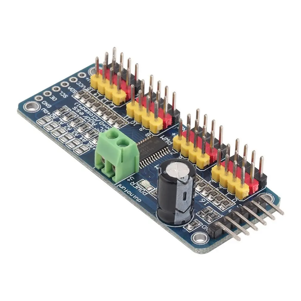 PCA9685 16 канальный 12 битная ШИМ водитель серводвигателя I2C модуль для Arduino| |
