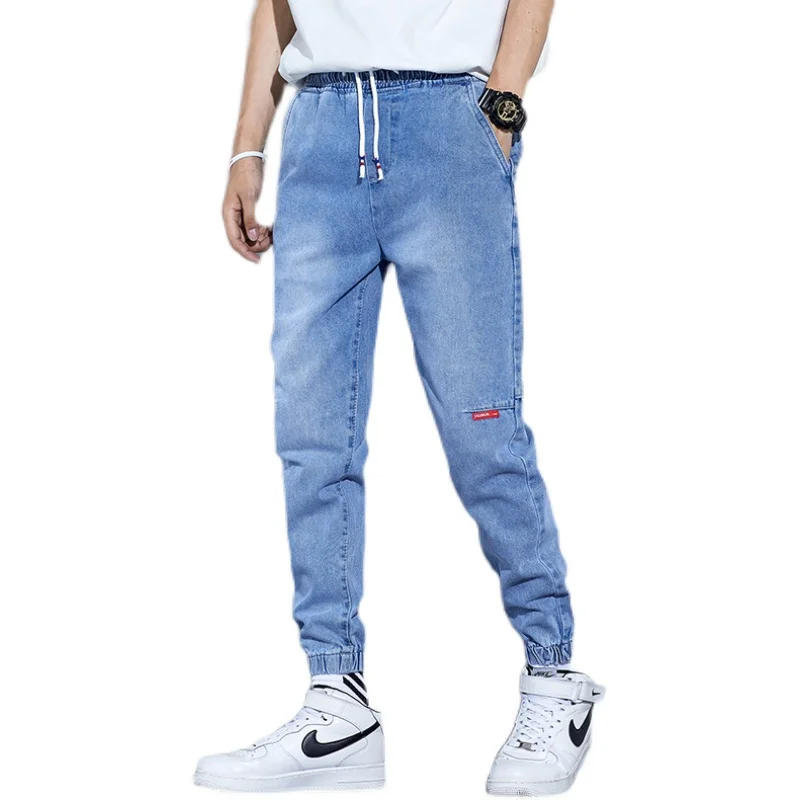 

New Printed Wide Leg Oversize Men's Pants Baggy Jeans For Men Trousers Cargo Denim Overalls Boy Jeans