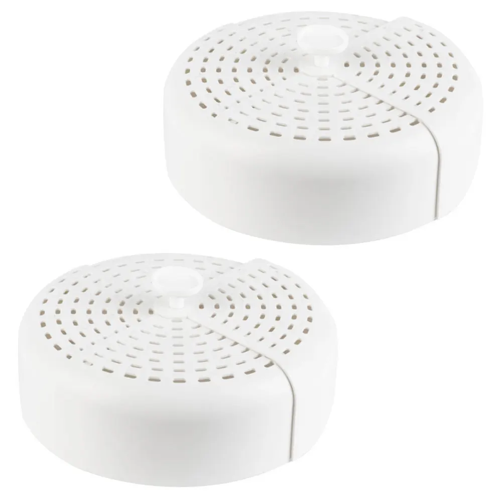 

2Pcs Breathable Hollow Food Covers Household Insect-proof Meal Covers (White)