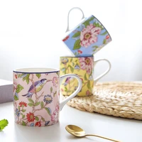 creative bone china mug nordic ceramic coffee water cup afternoon teacup tazas breakfast drinking home decoration gift