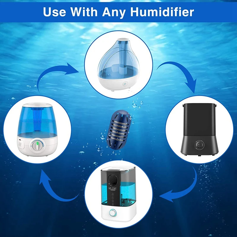 

Ultrasonic Demineralization Humidifier Replacement Filter Humidifier Fish Tank Cleaner-16 Packs