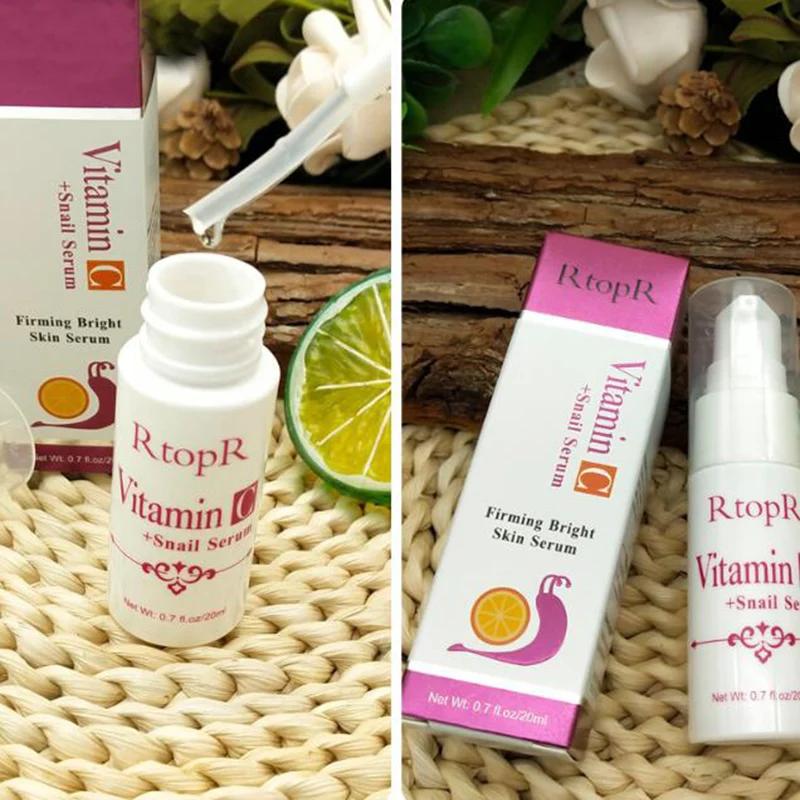 

20ML Effictive Hyaluronic Acid Vitamin C Serum Anti-Aging Shrink Pore Whitening Moisturizing Essence Oil Control Face Serum