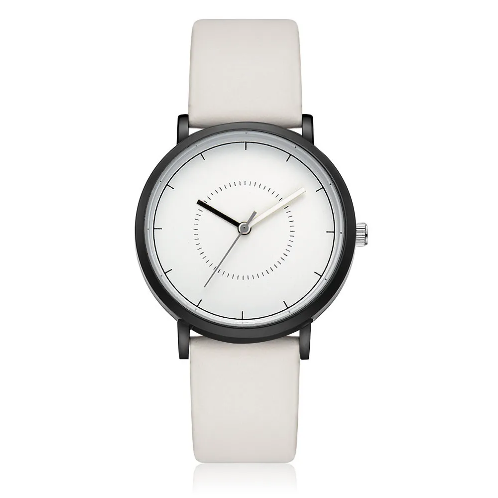 Модные уникальные дизайнерские часы для женщин кожаные высокого качества