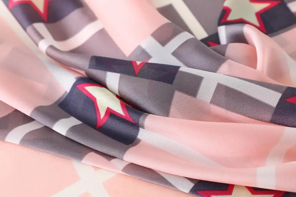 Новый дизайн люксовый бренд Твердый Шелковый летний шарф звезда хиджаб для