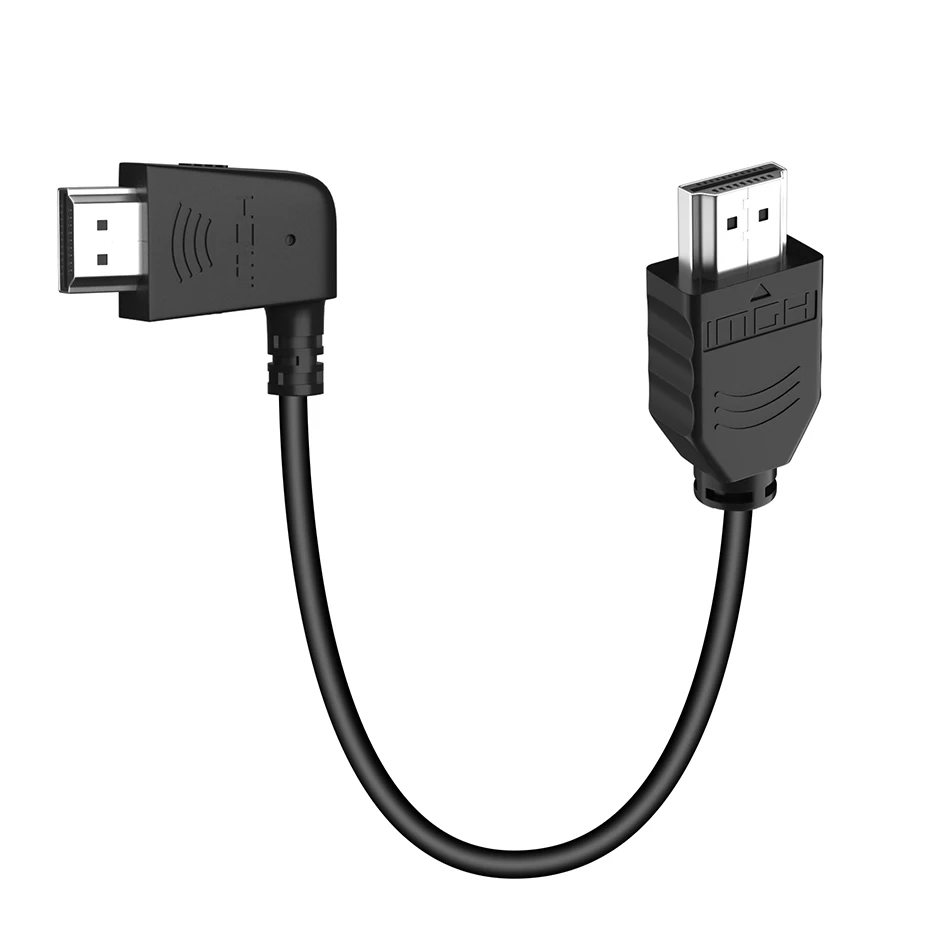 4K HDMI совместимый кабель ультракороткий угол 90 градусов 1 4 Шнур для PS5 apple TV PS4 pro XBox
