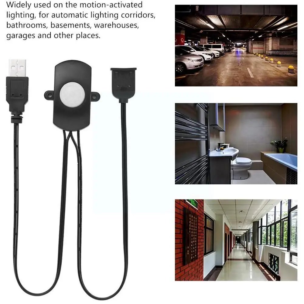 

DC 5-24V 4A USB Light Infrared Human Motion Sensor Infrared Automatic Switch Sensor Switch Light S0M2
