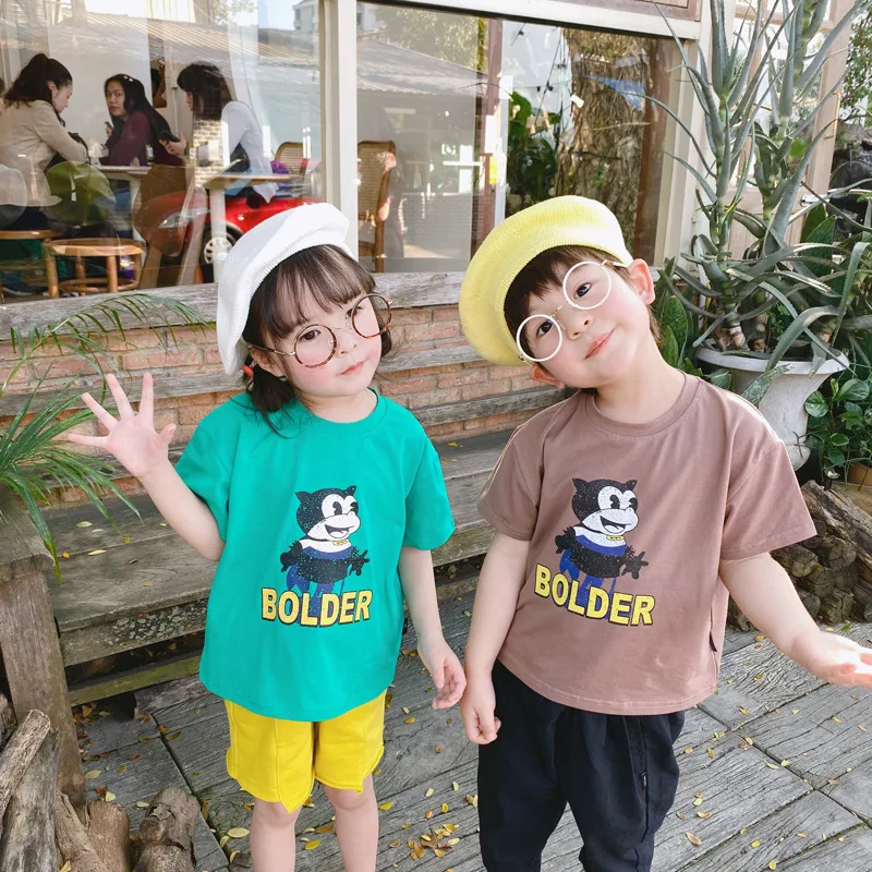

Scoop Spring Summer T-shirt Baby Boys Top Outwear Kids Toddler Children's Clothing Teenage Home Outdoor Beach Cotton High Qualit