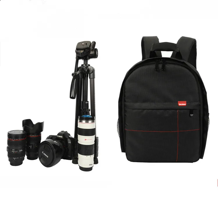 travel outdoor backpack shoulder bag multi function digital camera case video photo cover for canon nikon samsung dslr cameras free global shipping