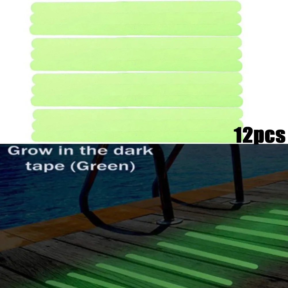 

12pcs Bath Grip Stickers Non-Slip Shower Strips Pad Floor Safety Tape Anti-slip Treads Bath Stickers Self-adhesives Bethroom Set