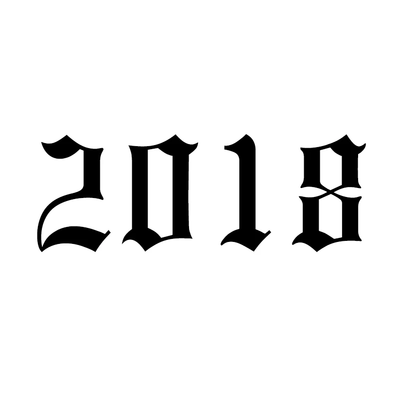 2018 Кольца для мужчин и женщин из нержавеющей стали с номером года на заказ, розовое золото, серебро, открытое мужское женское кольцо, модное обручальное свадебное ювелирное изделие - Цвет основного камня: 2018