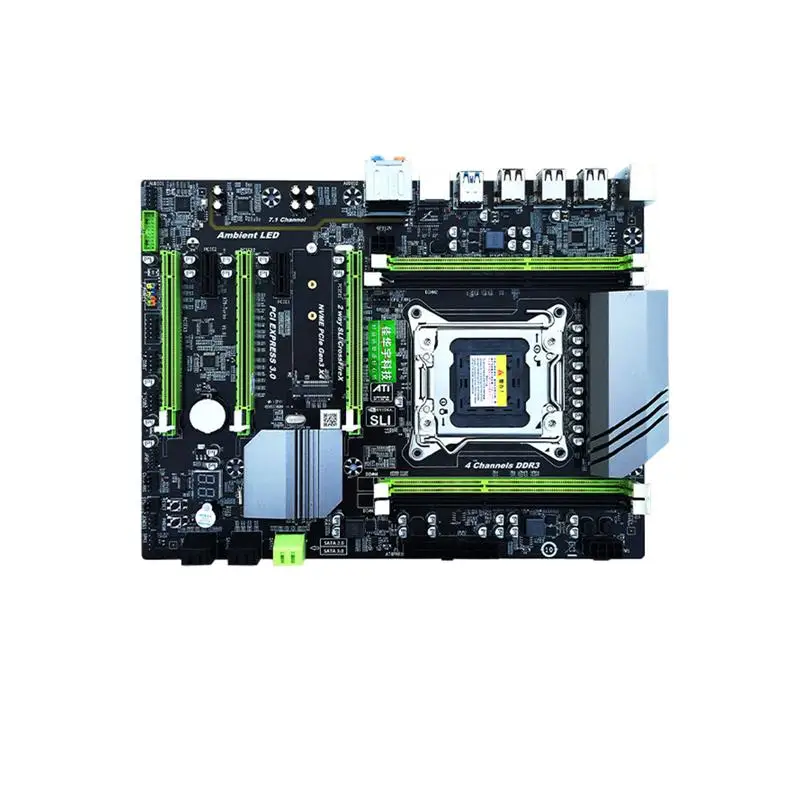Материнская плата X79T LGA 2011 ATX Combos E5 2689 CPU с 4xDDR 3 RAM 1866Mhz PC3 12800R PCI-E NVME M.2 | Компьютеры и