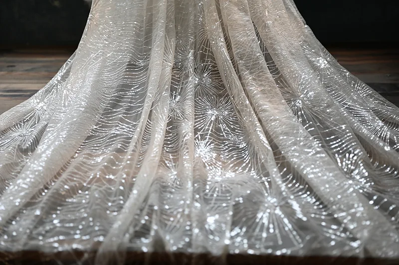 Роскошная блестящая Однослойная свадебная фата с гребнем jaevini Длинная длиной 3 м