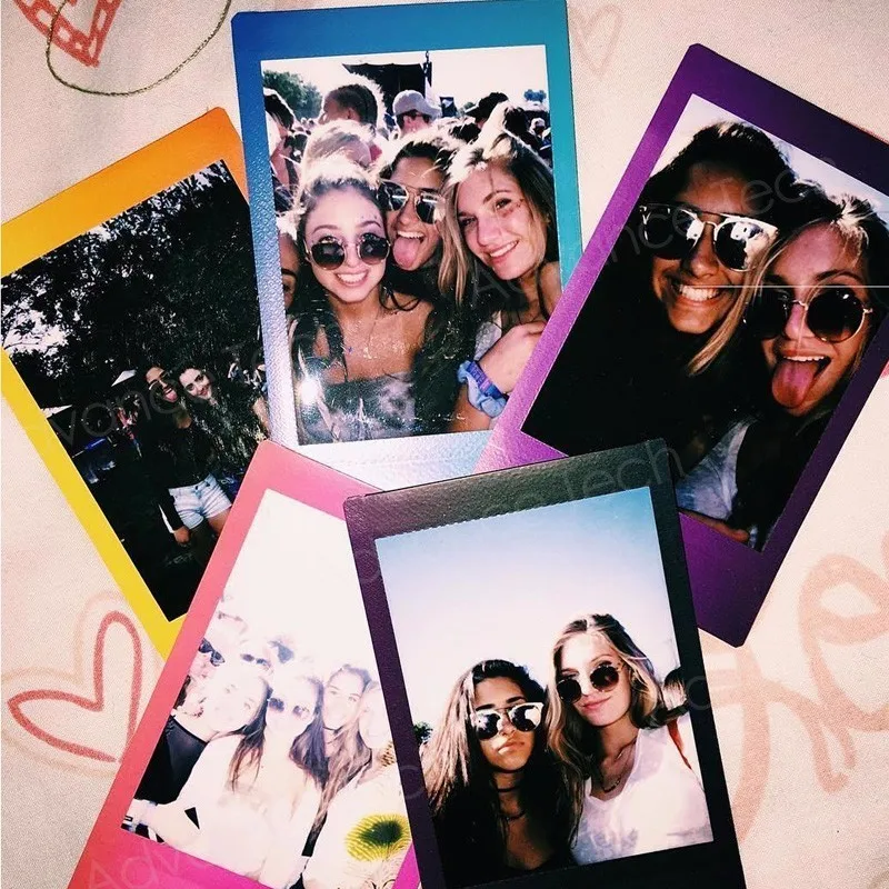 Подлинная Fujifilm Instax Mini 8 Плёнки Радуга Fuji мгновенный Фотобумага 10 Простыни детские
