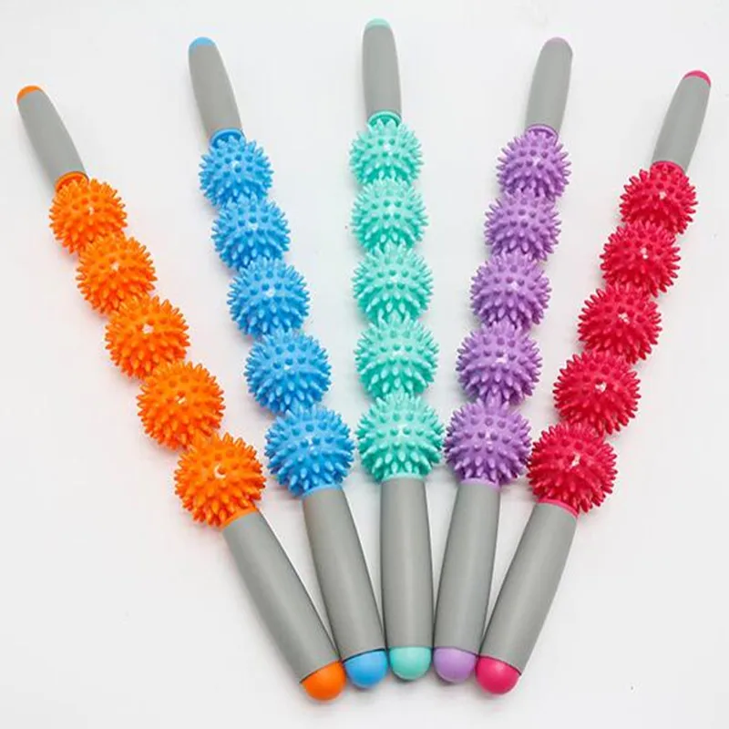 Тренажерный зал массажный ролик для мышц палка Для Йоги массаж тела расслабиться