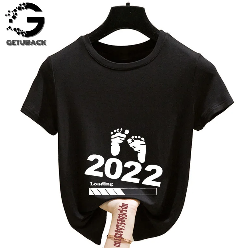 

Женская футболка с принтом PregnantBaby 2022, модная женская футболка в стиле 90-х, с забавным графическим рисунком, подарок, Прямая поставка