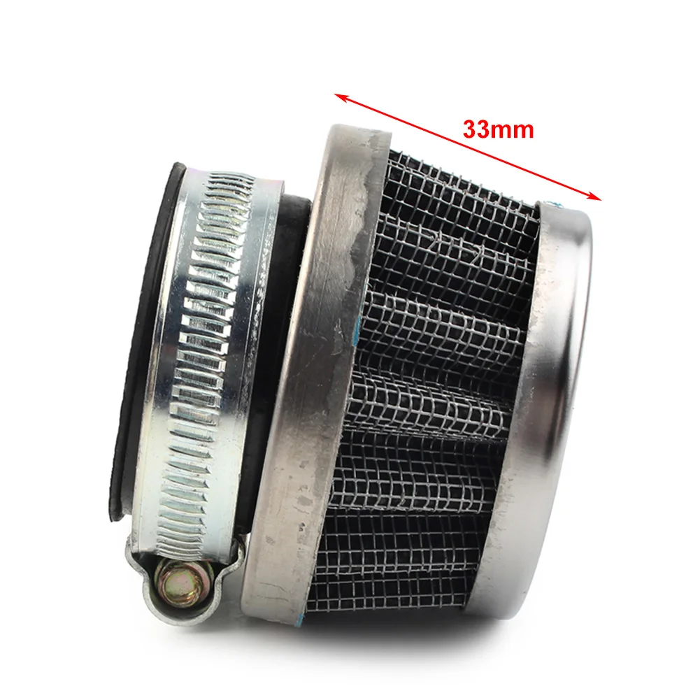 

35mm Motorcycle Air Filter Streight Cleaner for ATV Quad Dirt Pit Bike Go Kart Taotao JCL